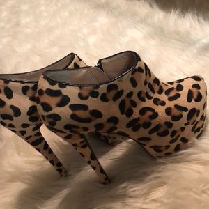 Steve Madden Cheetah Print Booties